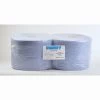 2 Putztuchrollen Industrie 2-lagig 1000 Abrisse 22 X 36cm, Blau