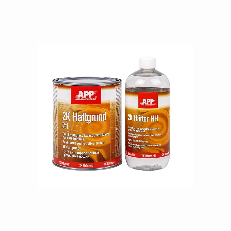 APP 2K Haftgrund Säureprimer Inkl. Härter HH 2:1 - 1,5Ltr. Set 1 APP 2K Haftgrund Säureprimer Inkl. Härter HH 2:1 - 1,5Ltr. Set