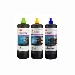 3M Perfect-it III Schleifpasten-Set Grün, Gelb, Blau, 3x1kg