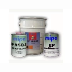 7kg Set 2K EP Grundierung EP100-20 RAL9010 Inkl. Härter EP950-25 Normal + Verdünnung