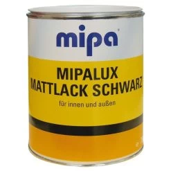 Mipalux HS Mattlack Schwarz, Premium-Qualität 750ml