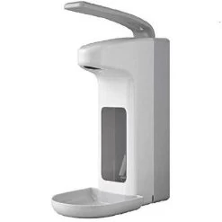 Armhebelspender M. Abtropfschale F. 500ml Seifen- U. Desinfektionsmittelflaschen (SD2005)