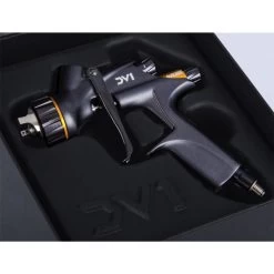 Devilbiss DV1 Klarlack-Lackierpistole 1,0mm, C1+mit Fließbecher 560ml + Digitalmanometer -Heimwerkzeuge devilbiss dv1 klarlack lackierpistole 10mm c1 mit fliessbecher 560ml digitalmanometer4