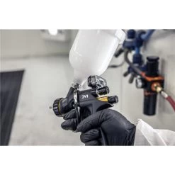 Devilbiss DV1 Klarlack-Lackierpistole 1,0mm, C1+mit Fließbecher 560ml + Digitalmanometer -Heimwerkzeuge devilbiss dv1 klarlack lackierpistole 10mm c1 mit fliessbecher 560ml digitalmanometer7