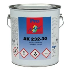 MIPA AK232-30 KH-Dickschichtlack Seidenmatt, Schnelltrocknend RAL-Farbe PG1-3, 1kg