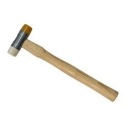 Doppelseitiger Rundhammer (Teflon- Gummi)