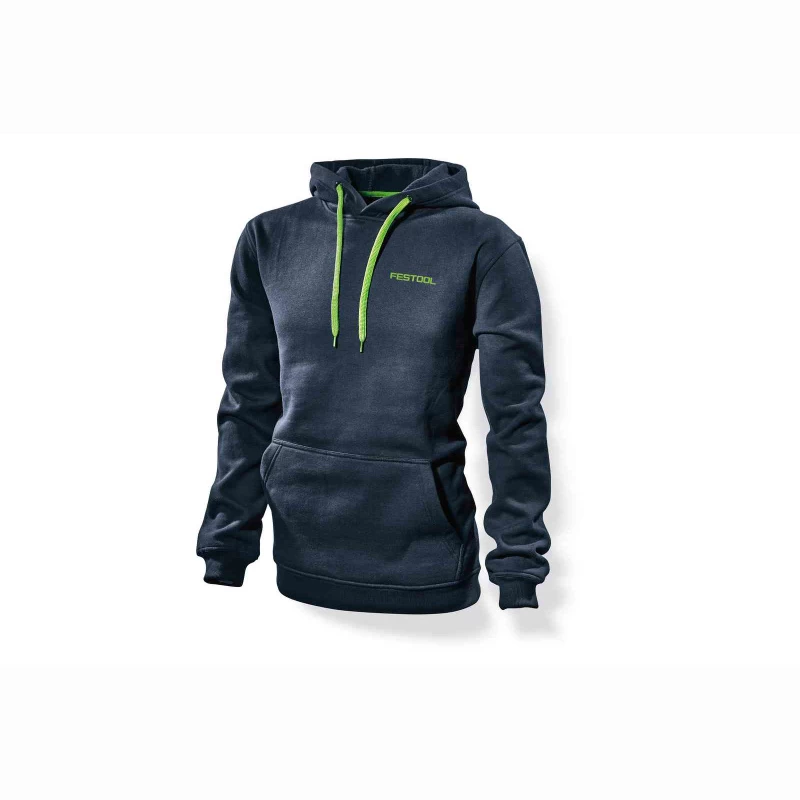 FESTOOL Kapuzenpullover Hoodie Dunkelblau Mit Festool-Aufdruck, Gr. S/M/L/XL/XXL - Auslauf NF: HO-FT2 1 FESTOOL Kapuzenpullover Hoodie Dunkelblau Mit Festool-Aufdruck, Gr. S/M/L/XL/XXL - Auslauf NF: HO-FT2