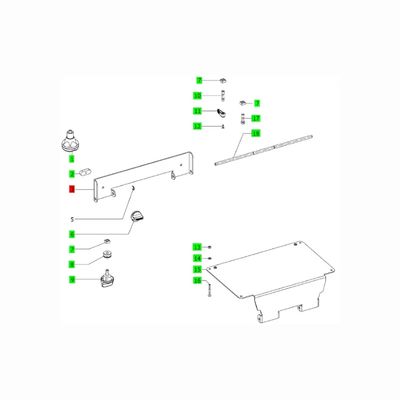 Festool Schwenklager Für VAC SYS AD-MFT/3 1 Festool Schwenklager Für VAC SYS AD-MFT/3