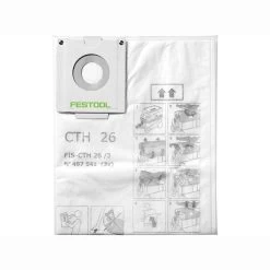 FESTOOL Sicherheitsfiltersack FIS-CTH 26, 48/3 Für Absaugmobil CTH26/48, 3Stk.