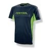 FESTOOL Funktionsshirt Herren Gr.S-XXXL, Blau/grün, 100 % Polyester