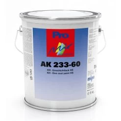 MIPA AK233-60 HS-Kunstharzdecklack VOC<450g/l, Seidenglänzend RAL-Farbe PG1-3, 1kg