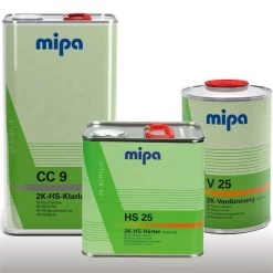 8,5L Set MIPA CC9 HS Klarlack Inkl. 2,5L HS-Härter + 1L Verdünner