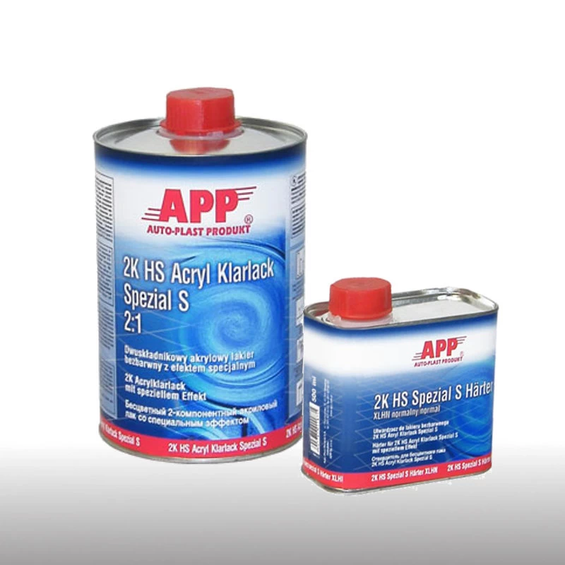 1,5L Set APP 2K HS Klarlack Spezial S 2:1, Inkl. 0,5L Härter 1 1,5L Set APP 2K HS Klarlack Spezial S 2:1, Inkl. 0,5L Härter