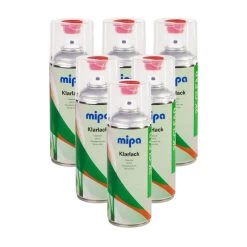 MIPA 2K Klarlackspray Glänzend Inkl. Härter 6x400ml