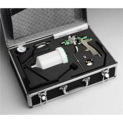 LVLP Lackierpistolenkoffer Mit 2 Düsensätzen 1.3/1.8mm