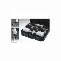 Koffer Mit 3 Lackierpistolen 0.8mm, 1.4mm & 1.7mm -Heimwerkzeuge lackierpistolenkoffer 23
