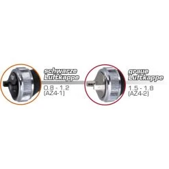 Luftkappe Für IWATA AZ4 HTE-S Lackierpistole, Düse 0,8-1,8mm