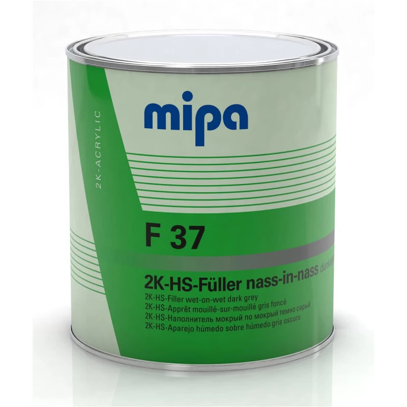 Mipa 2K-HS-NiN-Füller F37 Dunkelgrau, 3Ltr. 1 Mipa 2K-HS-NiN-Füller F37 Dunkelgrau, 3Ltr.