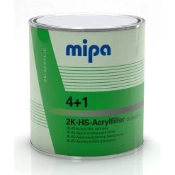 MIPA 4+1 Acrylfiller HS Füller Dunkelgrau 3Ltr. F. Mischregal