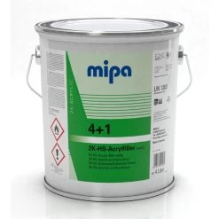 MIPA 4+1 Acrylfiller HS Füller Weiss, 4Ltr.