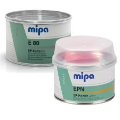 Mipa Set E80 2K Kaltzinn + Härter 1,5kg Set Epoxi-Füllspachtel