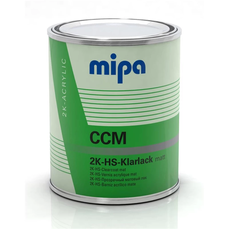 MIPA CCM 2K HS Klarlack Matt 3:1 VOC Mattlack Farblos 1Ltr. 1 MIPA CCM 2K HS Klarlack Matt 3:1 VOC Mattlack Farblos 1Ltr.