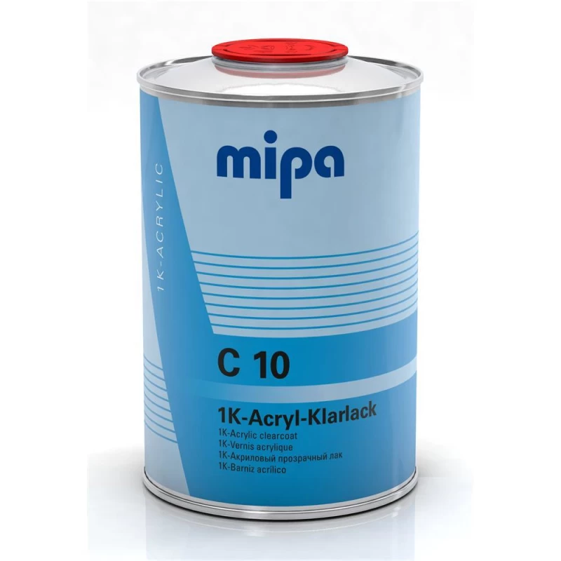 MIPA C10 1K Acryl Klarlack UV-beständig 1 Ltr. 1 MIPA C10 1K Acryl Klarlack UV-beständig 1 Ltr.