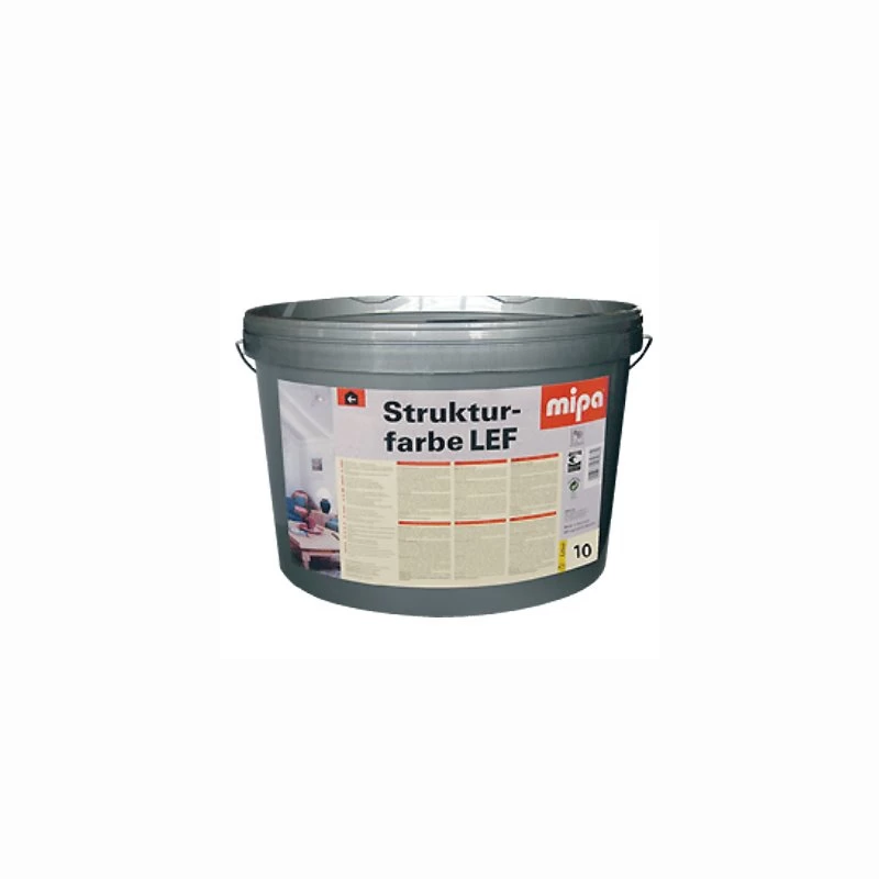Mipa Strukturfarbe LEF Wandfarbe Weiss, 10Ltr. 1 Mipa Strukturfarbe LEF Wandfarbe Weiss, 10Ltr.