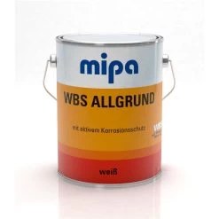 Mipa WBS Allgrund Weiß Matt, Wasserverdünnbar 2,5 L Ca. RAL 9010