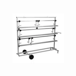 Mobiles Abrollgerät Abroller Für 5 Rollen Abdeckpapier Bis 120cm, Fahrbar