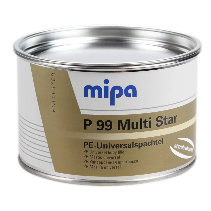 MIPA P99 Multi Star Styrolreduziert PE-Autospachtel Beige 2kg Inkl. Härter 1 MIPA P99 Multi Star Styrolreduziert PE-Autospachtel Beige 2kg Inkl. Härter