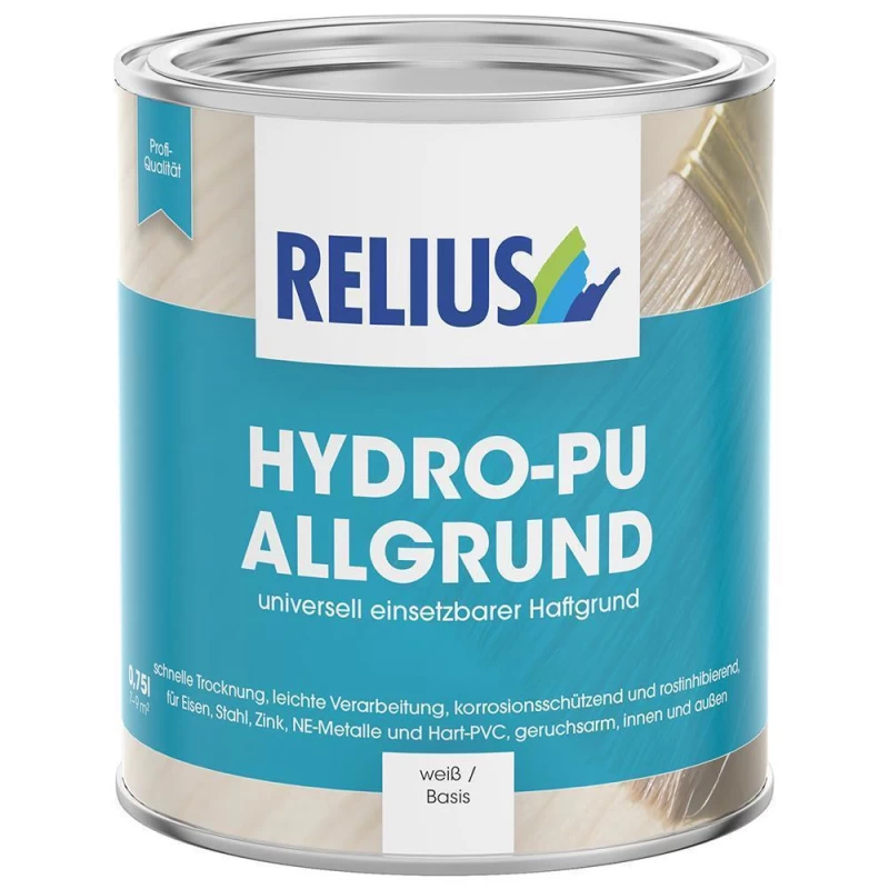 Relius Hydro-PU Allgrund Weiß 0,375 /0,75 /2,5Ltr. 1 Relius Hydro-PU Allgrund Weiß 0,375 /0,75 /2,5Ltr.