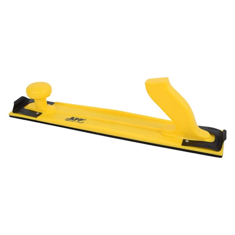 Schleiffeile Flexibel 70 X 400mm Kunststoff Gelb, Zum Spannen, Ungelocht 1 Schleiffeile Flexibel 70 X 400mm Kunststoff Gelb, Zum Spannen, Ungelocht