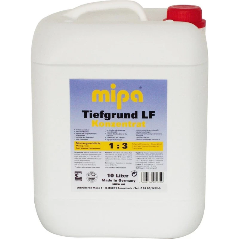 Mipa Silikat Gipsgrundiermittel LEF, 10Ltr. 1 Mipa Silikat Gipsgrundiermittel LEF, 10Ltr.