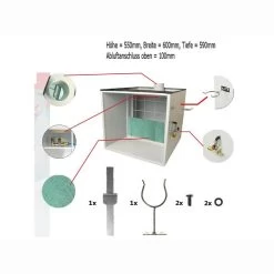 Spritzstand, Lackierstand M. Druckluftanschluss U. Filter 5 Spritzstand, Lackierstand M. Druckluftanschluss U. Filter -Heimwerkzeuge spritzstand lackierstand fuer kleinteillackierungen3