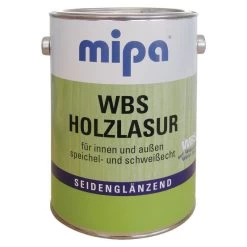 MIPA WBS Holzlasur Seidenglanz, Palisander 2,5Ltr.