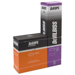 Devilbiss DeKups Wechselbechersystem Box, 32 Becher + 50 Deckel, 710ml
