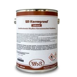 WS-Korrosionsschutz-Grundierung K3601 Rotbraun, 12,5kg