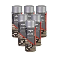 MIPA Zink-Ausbesserungsspray Zinkfarbspray 6x400ml